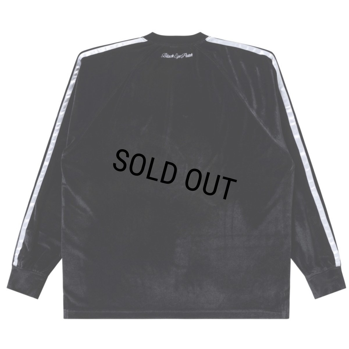 画像2: BlackEyePatch/OG LABEL TAPED VELOUR CREW（BLACK） (2)