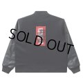 BlackEyePatch/KANJI LOGO HWC LABEL VARSITY JACKET（BLACK）
