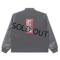 BlackEyePatch/KANJI LOGO HWC LABEL VARSITY JACKET（BLACK）