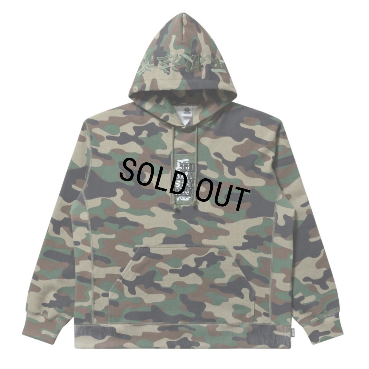 画像1: BlackEyePatch/CAMOUFLAGE HWC LABEL HOODIE（CAMO） (1)
