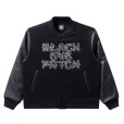 画像2: BlackEyePatch/KANJI LOGO HWC LABEL VARSITY JACKET（BLACK） (2)