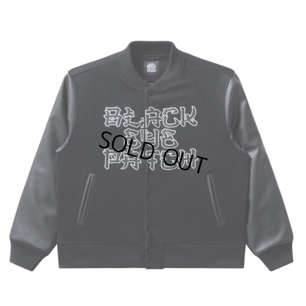 画像2: BlackEyePatch/KANJI LOGO HWC LABEL VARSITY JACKET（BLACK）