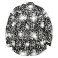 画像2: 【30%OFF】CALEE/BATIK PATTERN OVER SHILHOUETTE L/S SH（BLACK）［オーバーシルエットシャツ-24春夏］ (2)