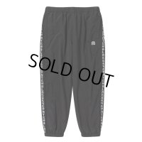 BlackEyePatch/KANJI TAPED NYLON TRACK PANTS（BLACK）