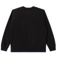 画像2: BlackEyePatch/OE LOGO RAGLAN CREW SWEAT（BLACK） (2)