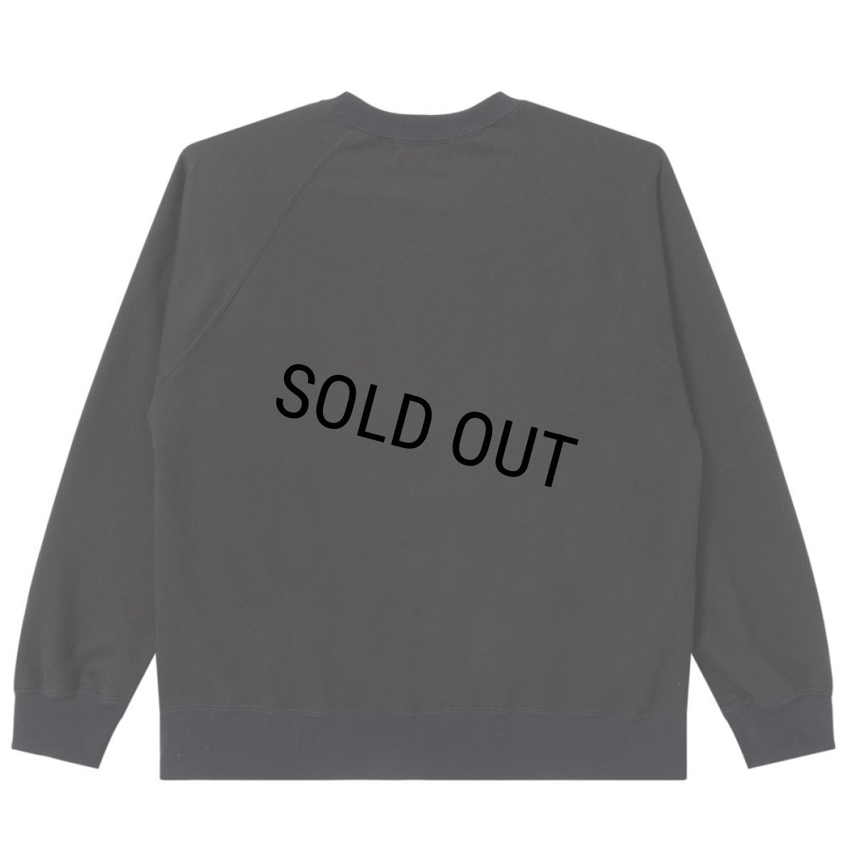 画像2: BlackEyePatch/OE LOGO RAGLAN CREW SWEAT(BLACK) (2)