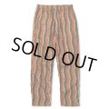 【40%OFF】CALEE/R/P ZIGZAG STRIPE EASY TROUSERS（BROWN）［ジグザグストライプイージートラウザース-24春夏］