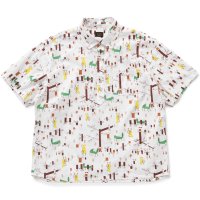【30%OFF】RATS/LITTLE RED RIDING HOOD B.D S/S SHIRT（WHITE）［プルオーバーシャツ-24春夏］
