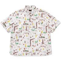 RATS/LITTLE RED RIDING HOOD B.D S/S SHIRT（WHITE）［プルオーバーシャツ-24春夏］