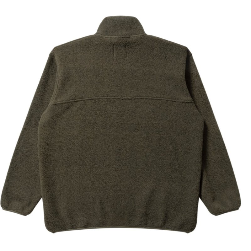 画像2: BlackEyePatch/SMALL OG LABEL FLEECE PULLOVER（OLIVE）