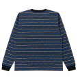 画像2: BlackEyePatch/TACTIC SANS STRIPED L/S TEE（BLUE） (2)