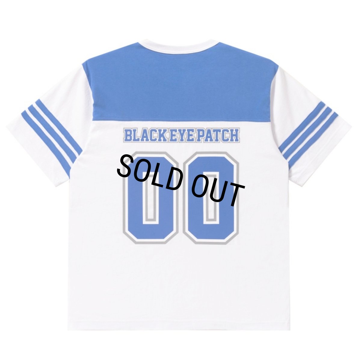 画像2: BlackEyePatch/DOUBLE O FOOTBALL TEE（WHITE） (2)