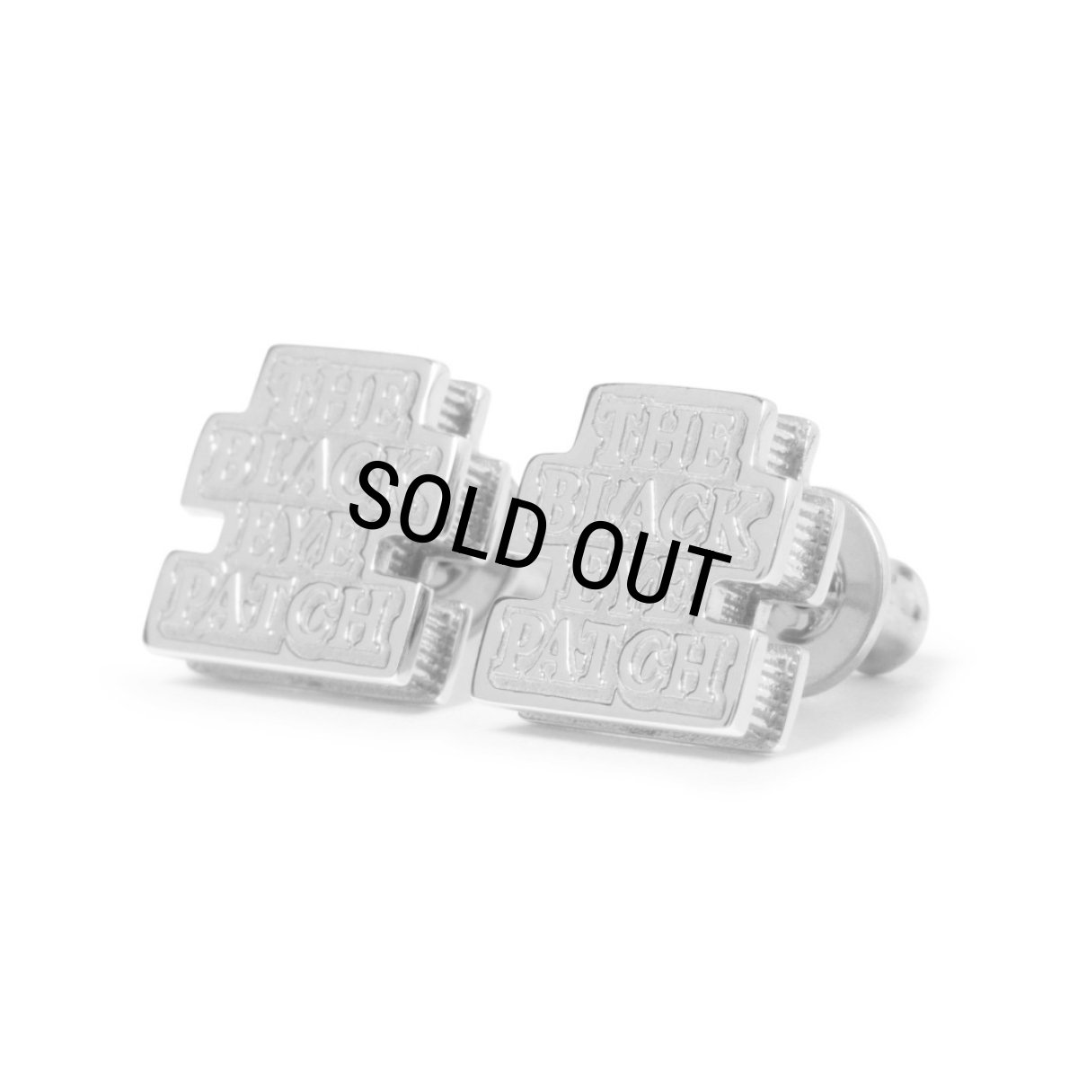 画像2: BlackEyePatch/OG LABEL EARRING（PAIR）（SILVER） (2)