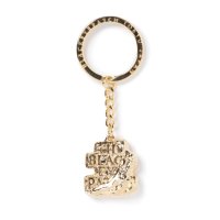 BlackEyePatch/BRICKED OG LABEL KEYCHAIN（GOLD）