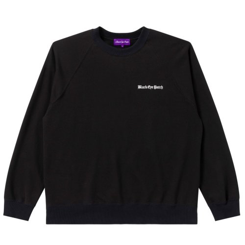 他の写真1: BlackEyePatch/OE LOGO RAGLAN CREW SWEAT（BLACK）