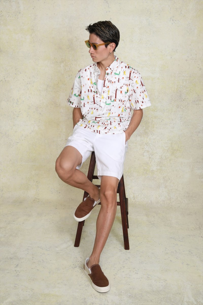 画像9: 【40%OFF】RATS/LITTLE RED RIDING HOOD B.D S/S SHIRT（WHITE）［プルオーバーシャツ-24春夏］ (9)