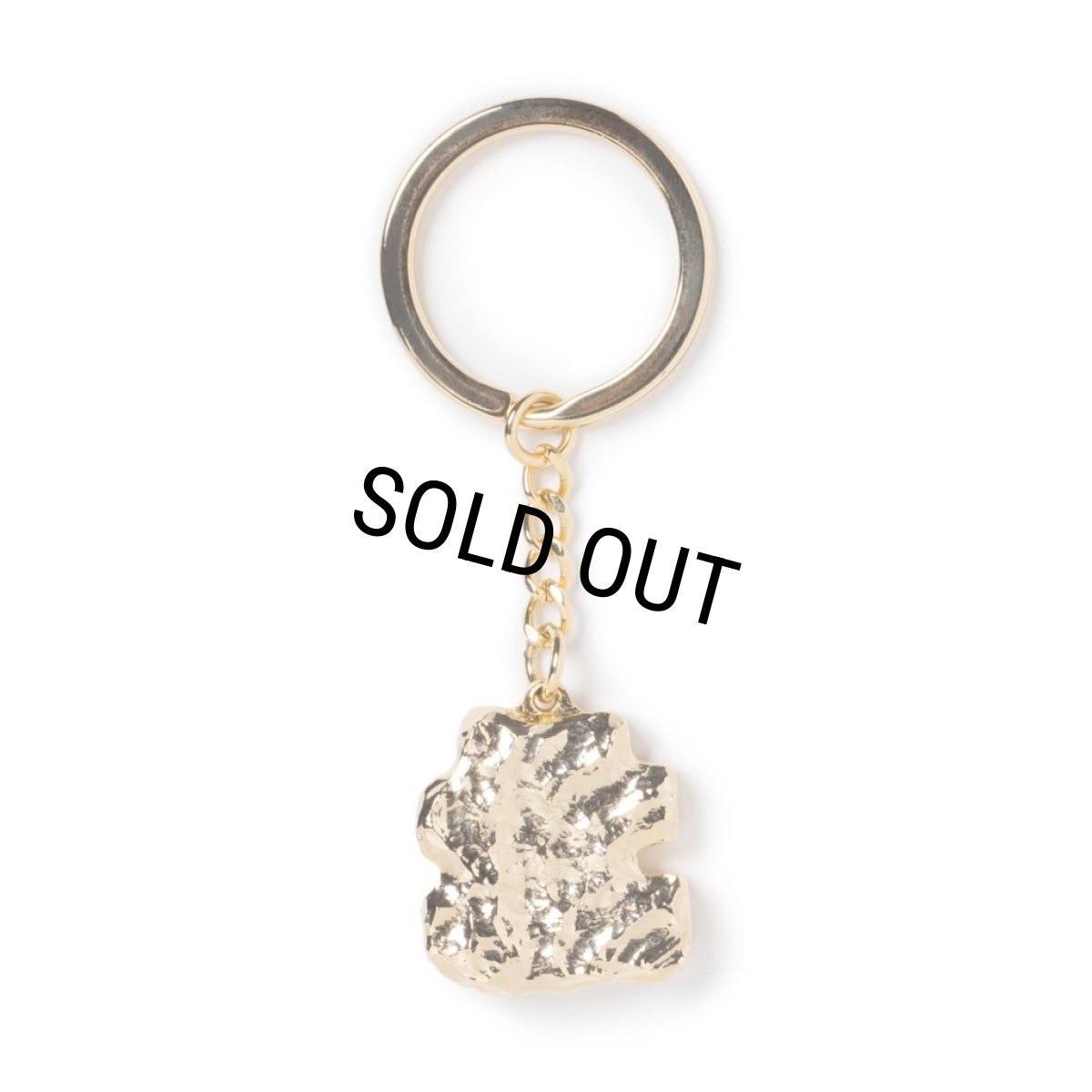 画像2: BlackEyePatch/BRICKED OG LABEL KEYCHAIN（GOLD） (2)
