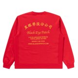 BlackEyePatch/CHINATOWN STORE CREW SWEAT（RED）