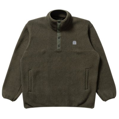 画像1: BlackEyePatch/SMALL OG LABEL FLEECE PULLOVER（OLIVE）