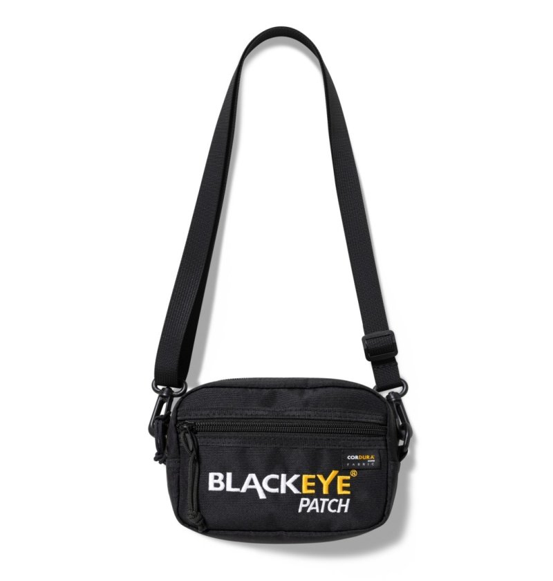 画像1: BlackEyePatch/DURABILITY LOGO CORDURA SHOULDER BAG （BLACK）