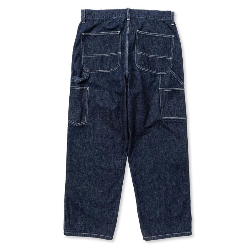 画像2: CALEE/VINTAGE REPRODUCT DENIM PAINTER PANTS＜OW＞（INDIGO BLUE）［デニムペインターパンツ-23秋冬］