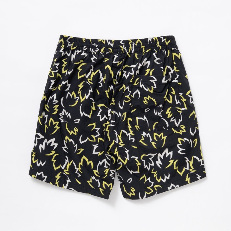 画像2: RATS/LEAF COTTON SHORTS（BLACK）［リーフコットンショーツ-24春夏］