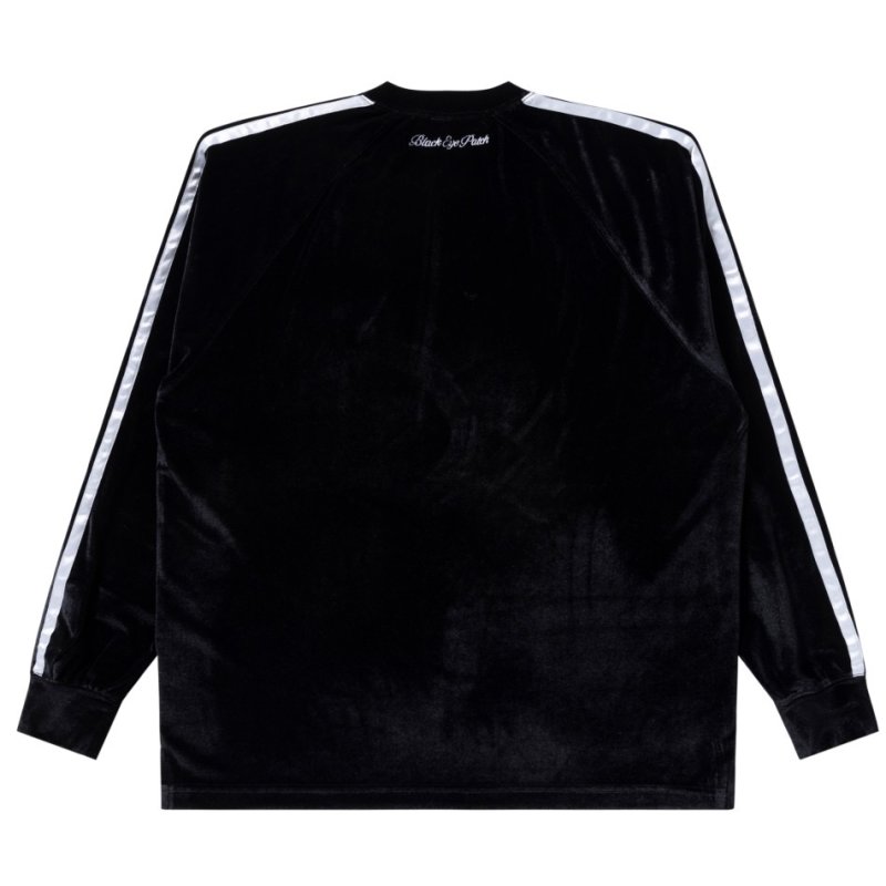 画像2: BlackEyePatch/OG LABEL TAPED VELOUR CREW（BLACK）