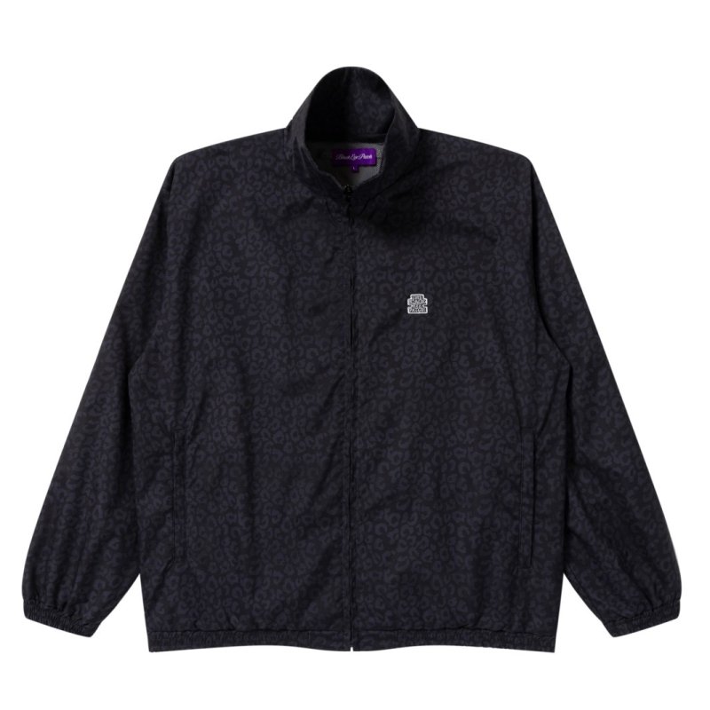 画像1: BlackEyePatch/OG LABEL LEOPARD PATTERNED TRACK JACKET(BLACK)