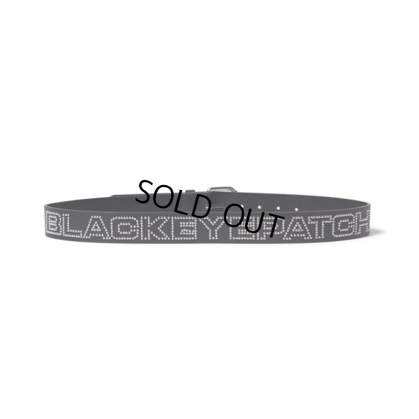 画像1: BlackEyePatch/STUDDED LEATHER BELT（BLACK）