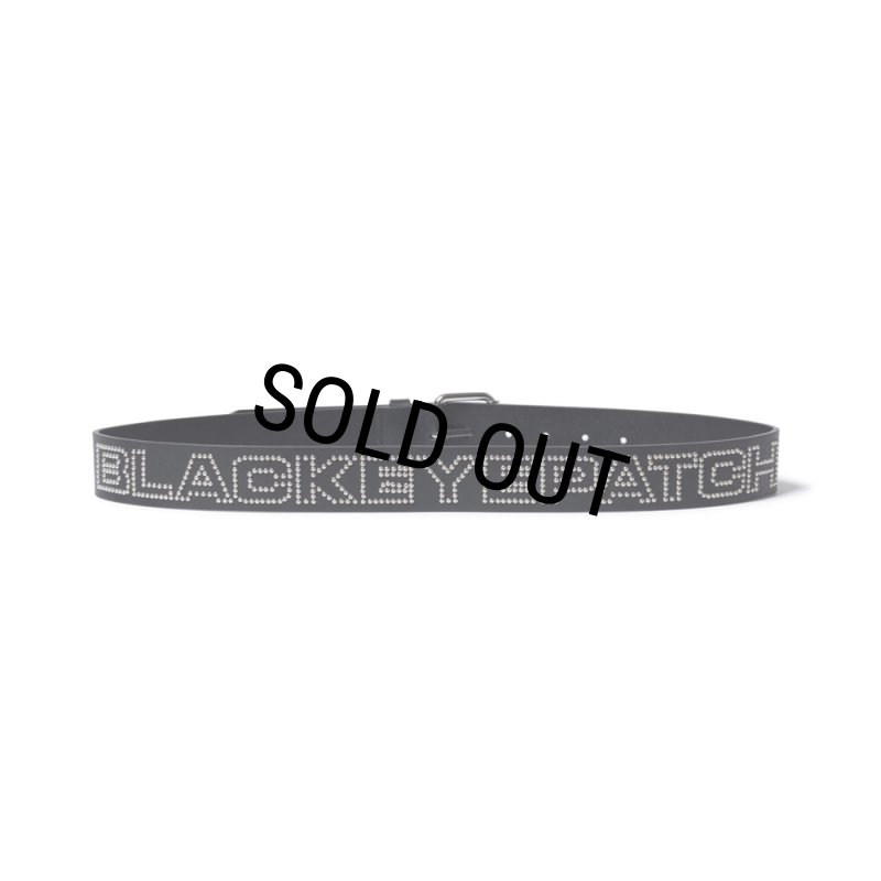 black eye patch メンズ　ベルト　Bエンブレム BlackEyePatch/STUDDED LEATHER BELT（BLACK） - JONAS