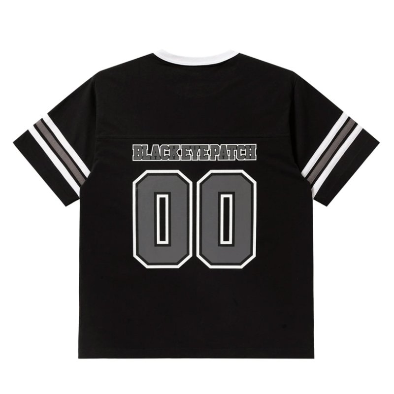 画像2: BlackEyePatch/DOUBLE O FOOTBALL TEE（BLACK）