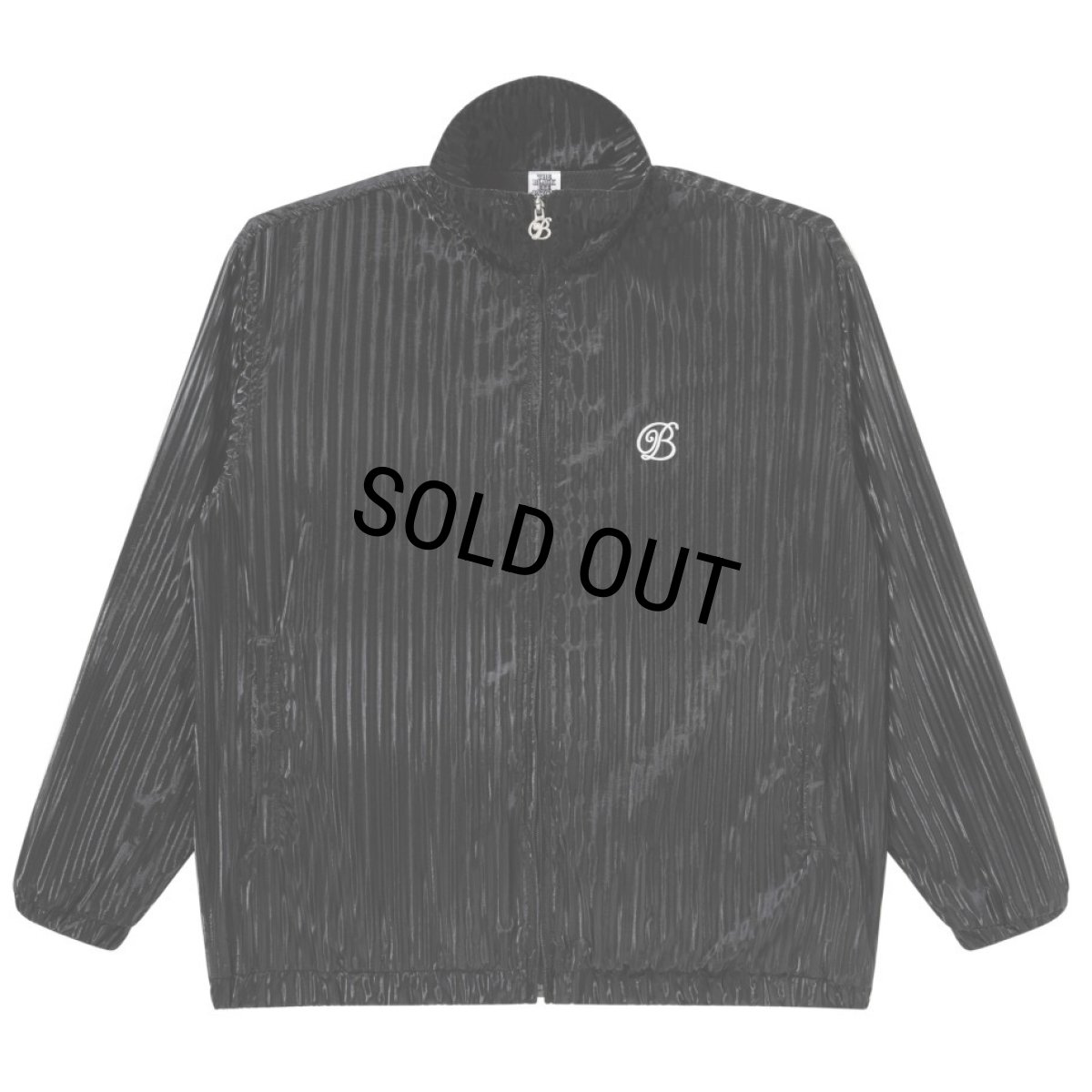 画像1: BlackEyePatch/B EMBLEM SHEEN TRACK JACKET(BLACK) (1)