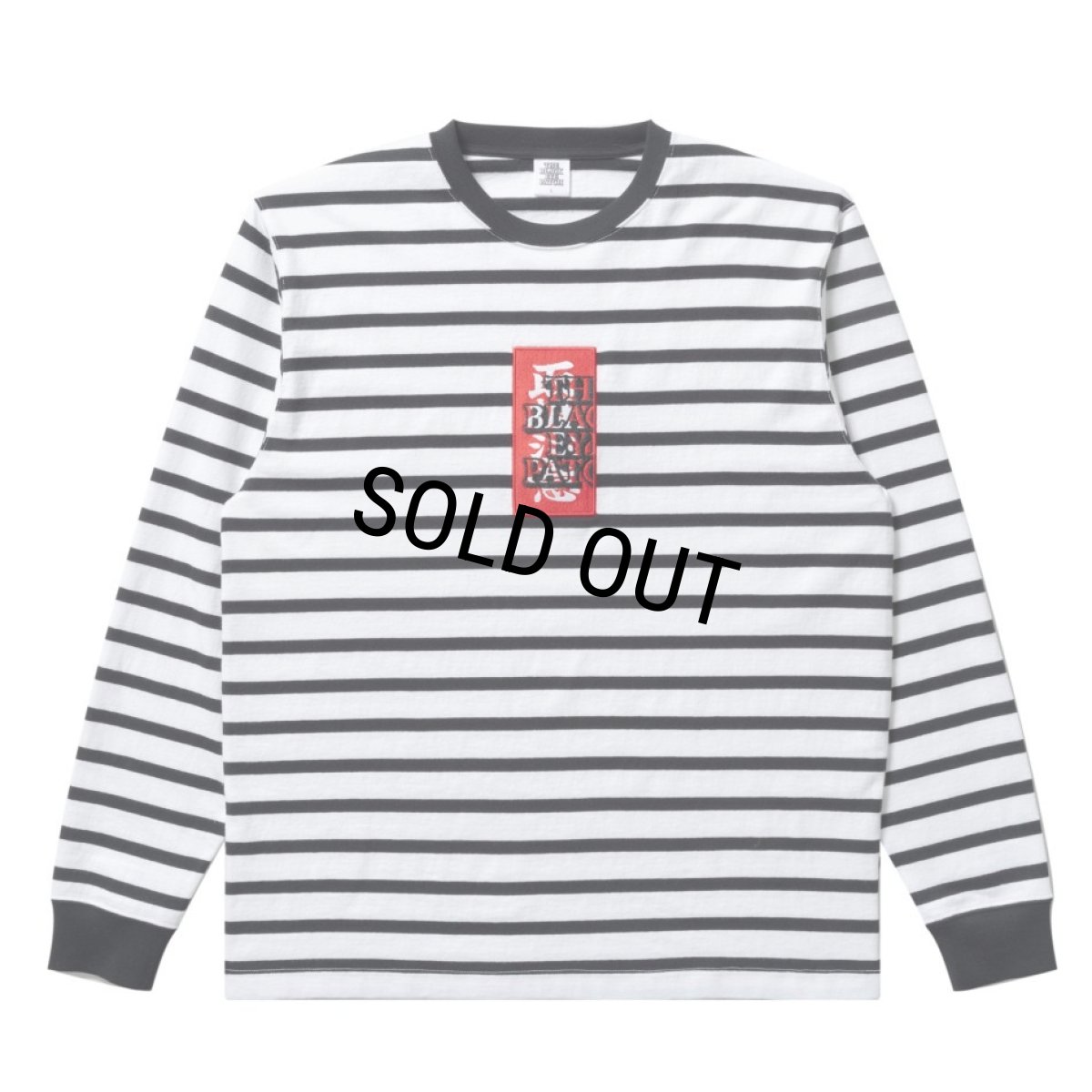 画像1: BlackEyePatch/HWC LABEL STRIPED L/S TEE (BORDER) (1)
