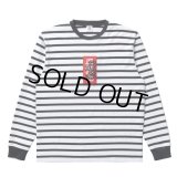 BlackEyePatch/HWC LABEL STRIPED L/S TEE （BORDER）