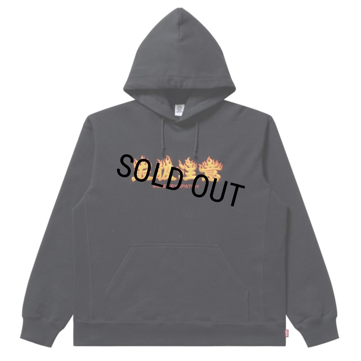 画像1: BlackEyePatch/HWC FLAME LOGO HOODIE（BLACK） (1)