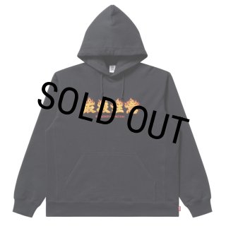 BlackEyePatch/HWC FLAME LOGO HOODIE（BLACK） - JONAS