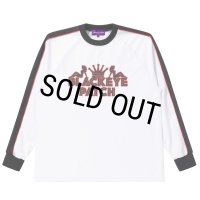 BlackEyePatch/PIMP SPORT JERSEY L/S TEE（WHITE）