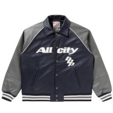 画像2: BlackEyePatch/ALL CITY HWC AVIREX JACKET(GRAY/NAVY) (2)