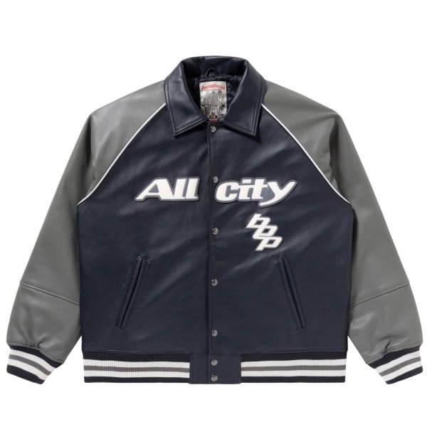 画像2: BlackEyePatch/ALL CITY HWC AVIREX JACKET（GRAY/NAVY）
