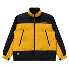 画像1: BlackEyePatch/2 TONE NYLON PUFFER JACKET(YELLOW) (1)