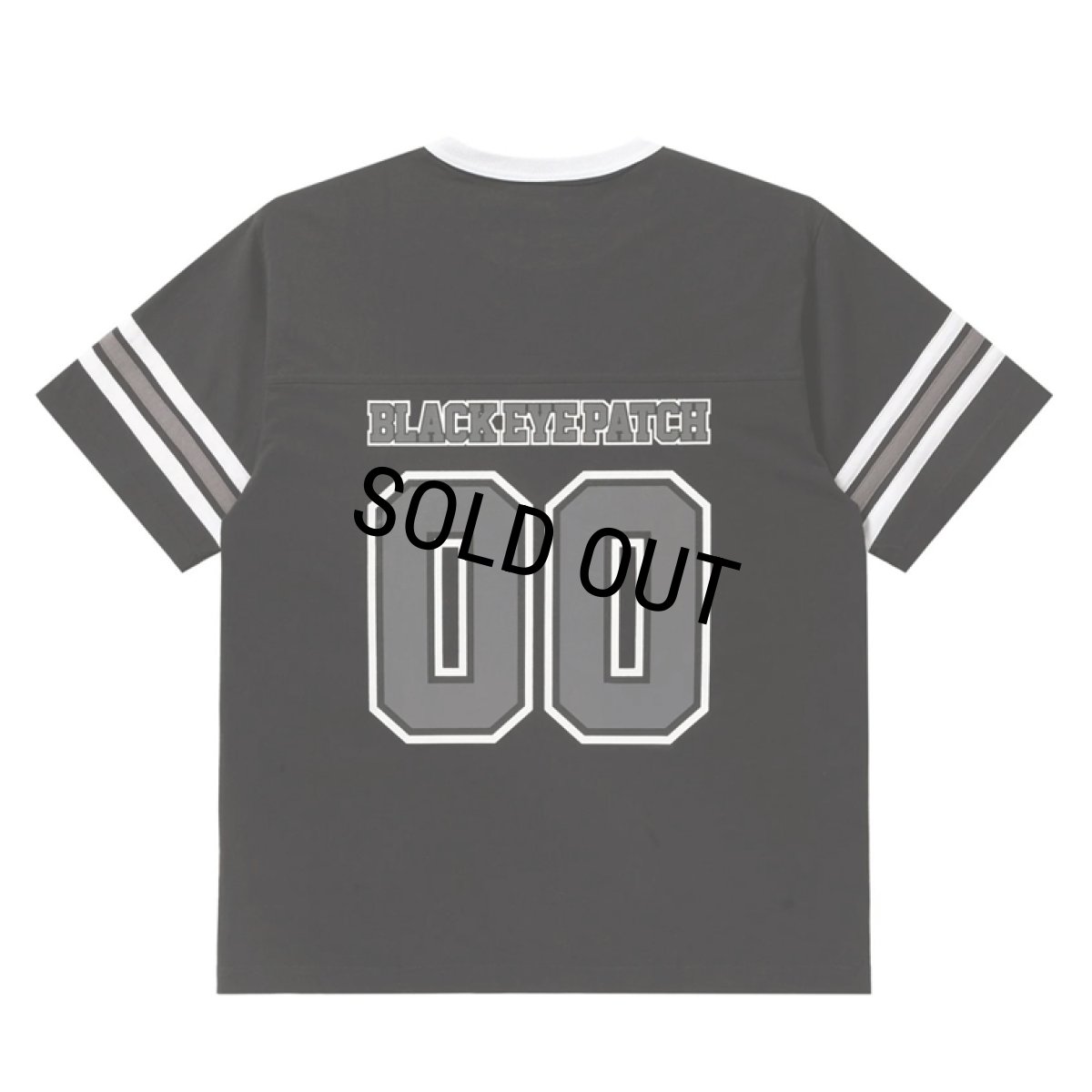 画像2: BlackEyePatch/DOUBLE O FOOTBALL TEE(BLACK) (2)