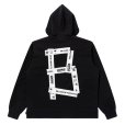 画像2: BlackEyePatch/HWC TAPED ZIP HOODIE（BLACK） (2)