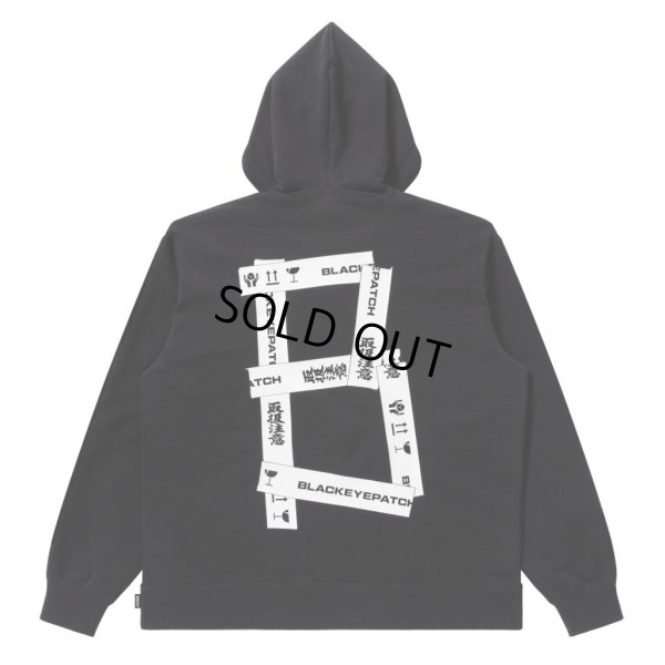 画像2: BlackEyePatch/HWC TAPED ZIP HOODIE（BLACK）