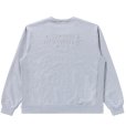 画像2: BlackEyePatch/HWC SAME COLORED CREW SWEAT（HEATHER GRAY） (2)
