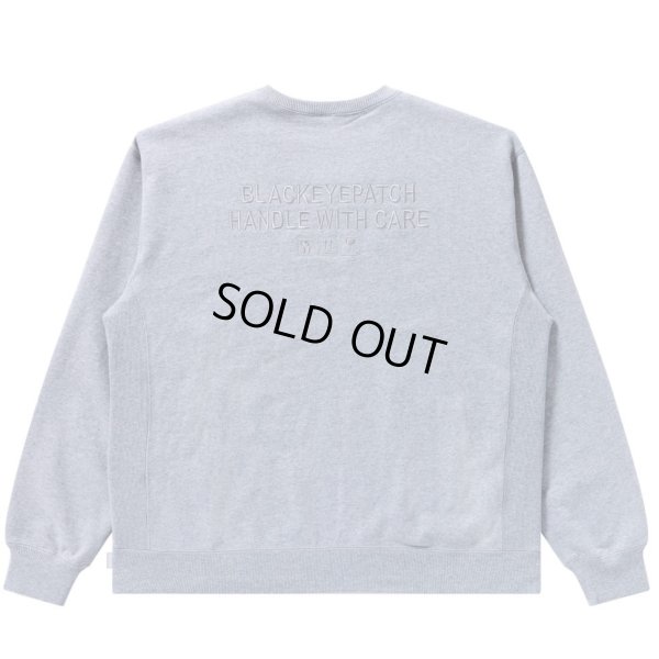 画像2: BlackEyePatch/HWC SAME COLORED CREW SWEAT（HEATHER GRAY）