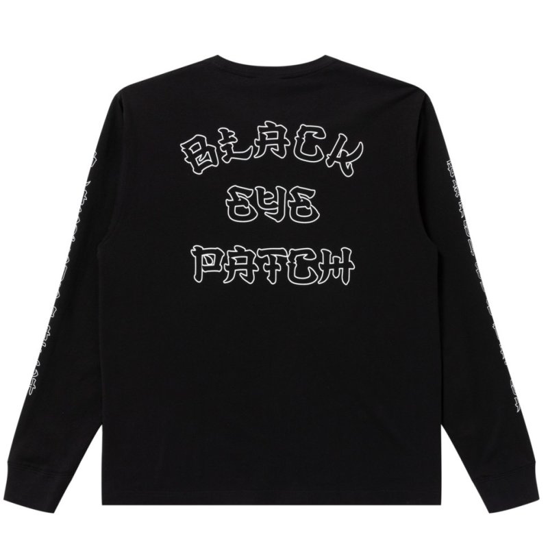 画像2: BlackEyePatch/KANJI LOGO L/S TEE(BLACK)