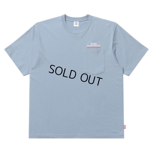 画像1: BlackEyePatch/LAUNDROMAT POCKET TEE （D-BLUE）