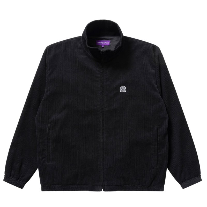 画像1: BlackEyePatch/SMALL OG LABEL CORDUROY TRACK JACKET（BLACK）