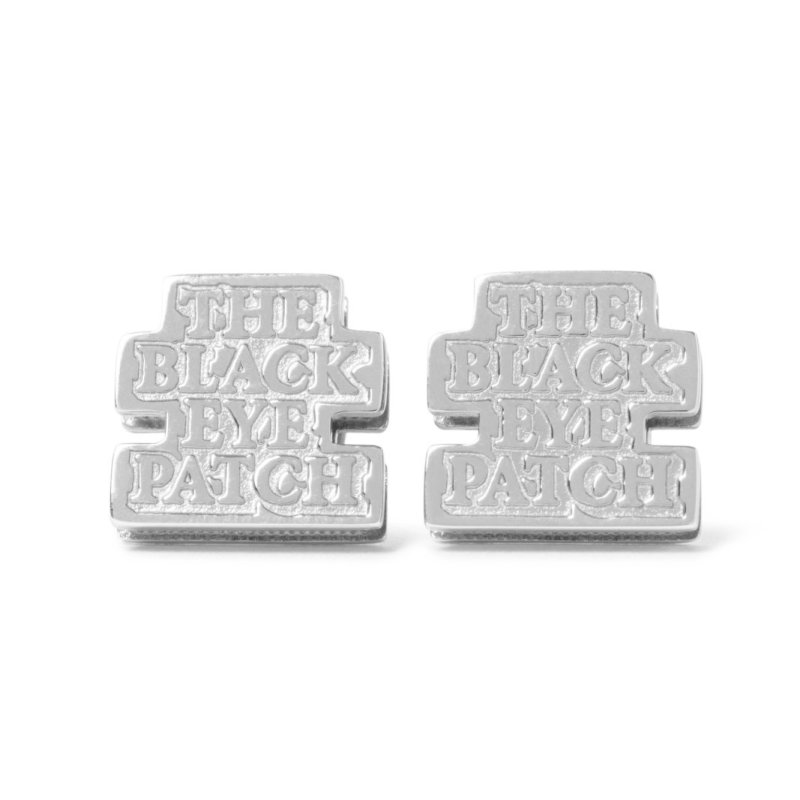 画像1: BlackEyePatch/OG LABEL EARRING（PAIR）（SILVER）