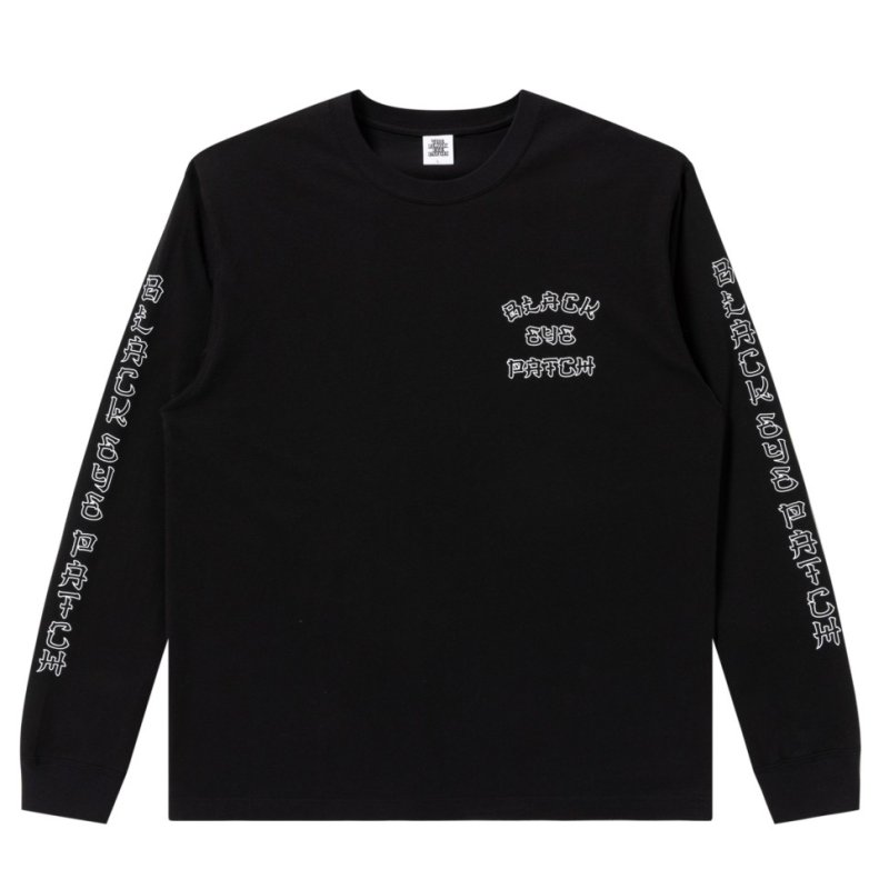 画像1: BlackEyePatch/KANJI LOGO L/S TEE(BLACK)